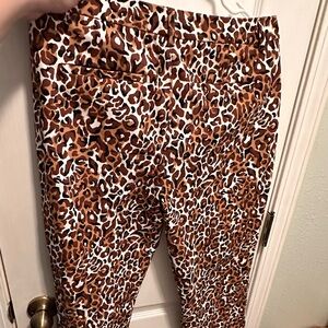 Lilly Pulitzer NWOT Kelly Stretch Pant, My Favorite Spot Chocolate Onyx, size 10